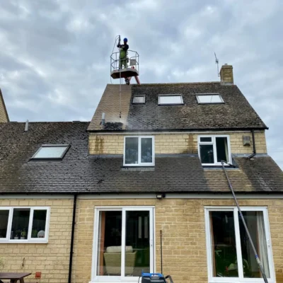 Roof cleaning and softwash company near me Northleach