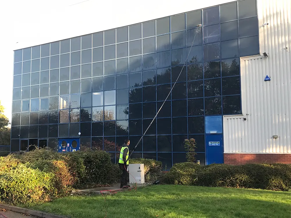 Office window cleaning services in Warwick